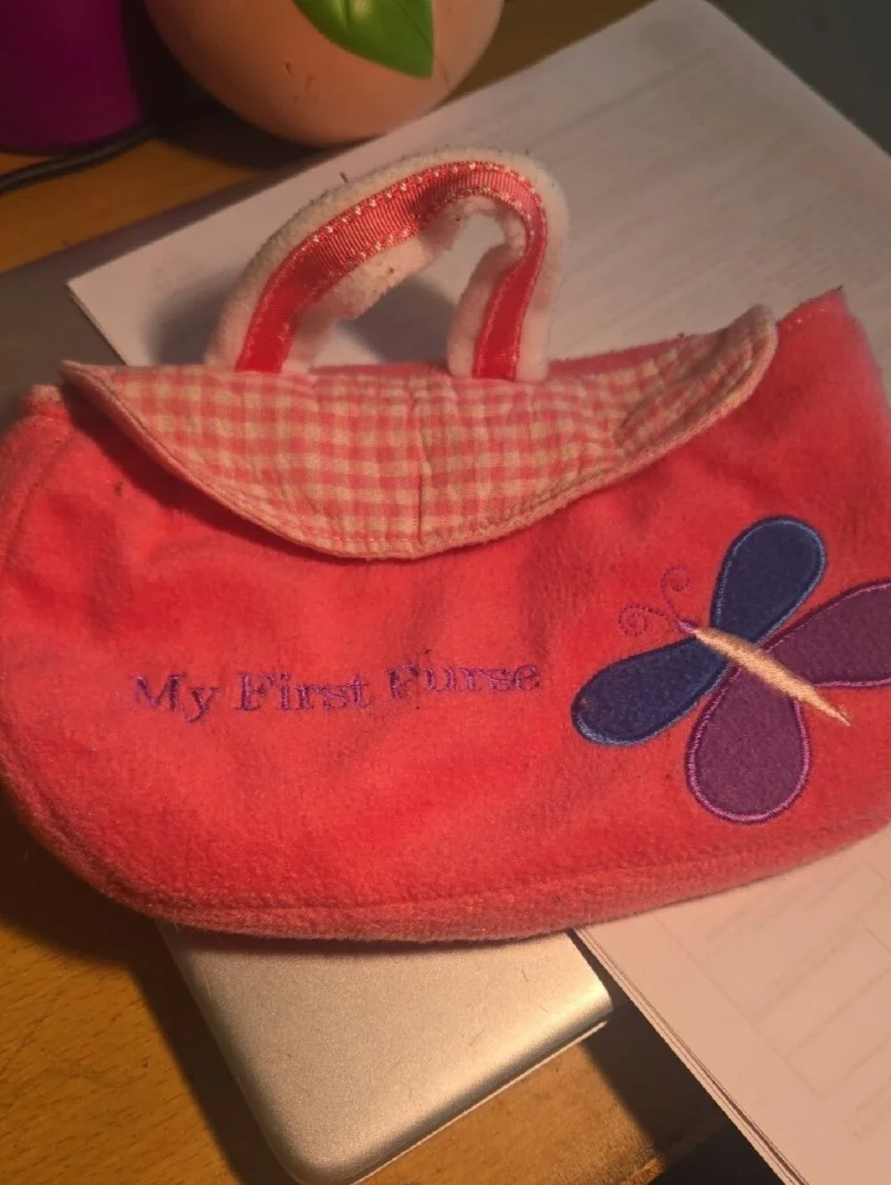 My First Purse Pink Butterfly Kids Handbag